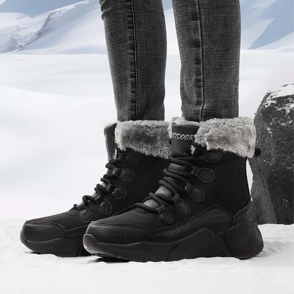 Saphirvogel™ Damen Winter Plüsch Verdickte Hohe Schneestiefel