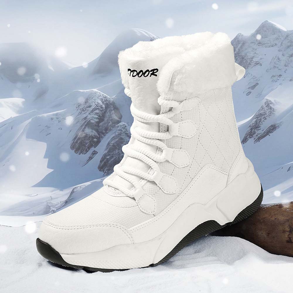 Saphirvogel™ Damen Winter Plüsch Verdickte Hohe Schneestiefel