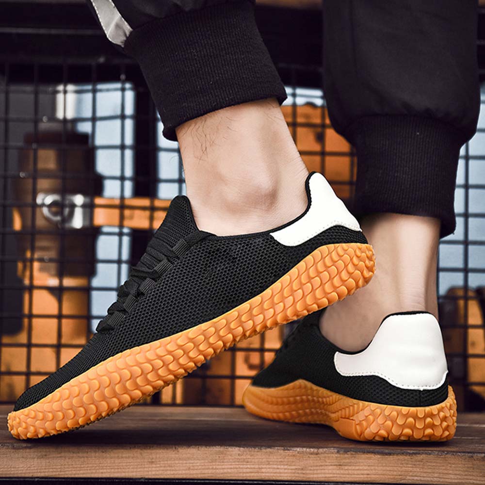 Shobous Men's Flyweave Mesh Casual Shoes