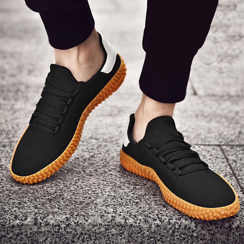 Shobous Men's Flyweave Mesh Casual Shoes