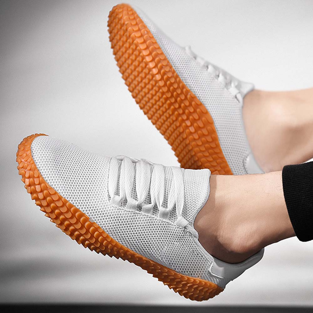 Shobous Men's Flyweave Mesh Casual Shoes