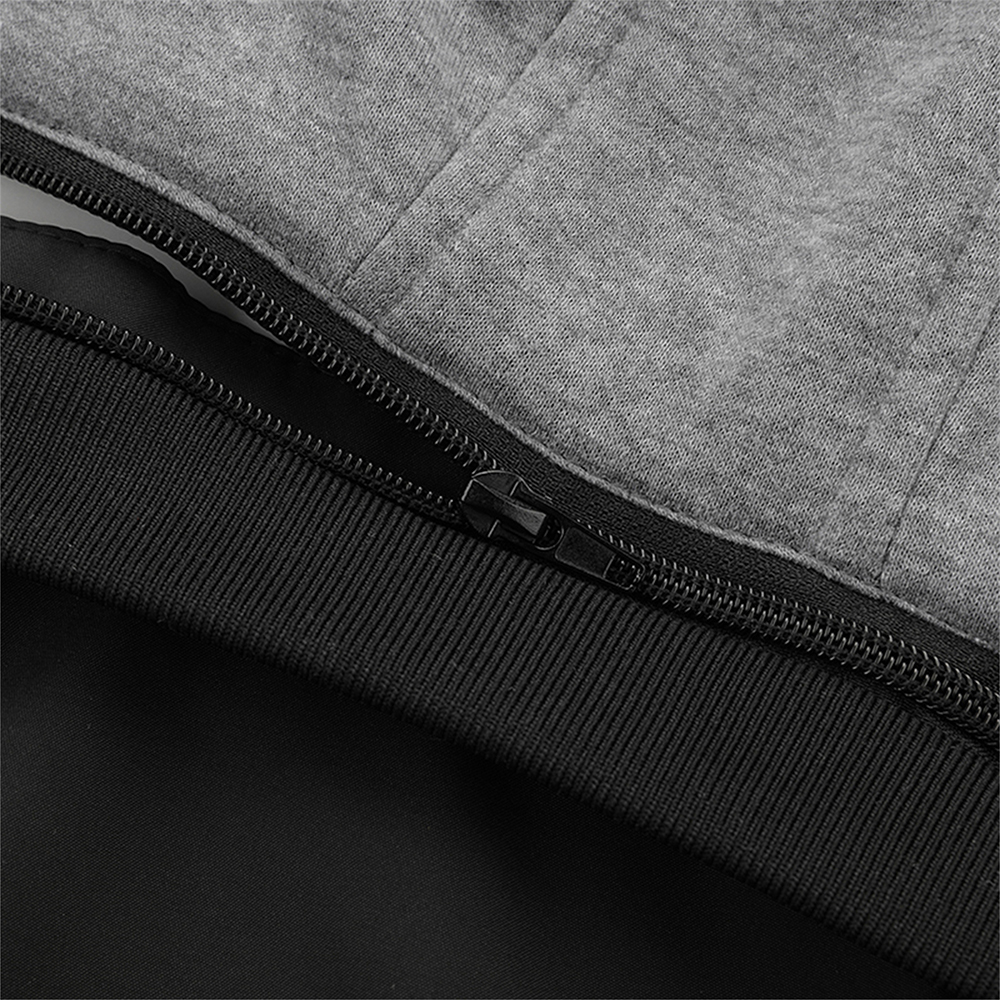 Saphirvogel™ Klassische Baseballjacke mit abnehmbarer Kapuze für Männer