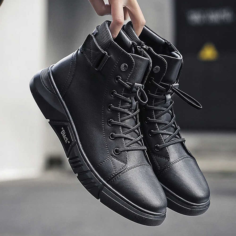 Saphirvogel™ 2023 Herren Casual Echtleder Martin Stiefel