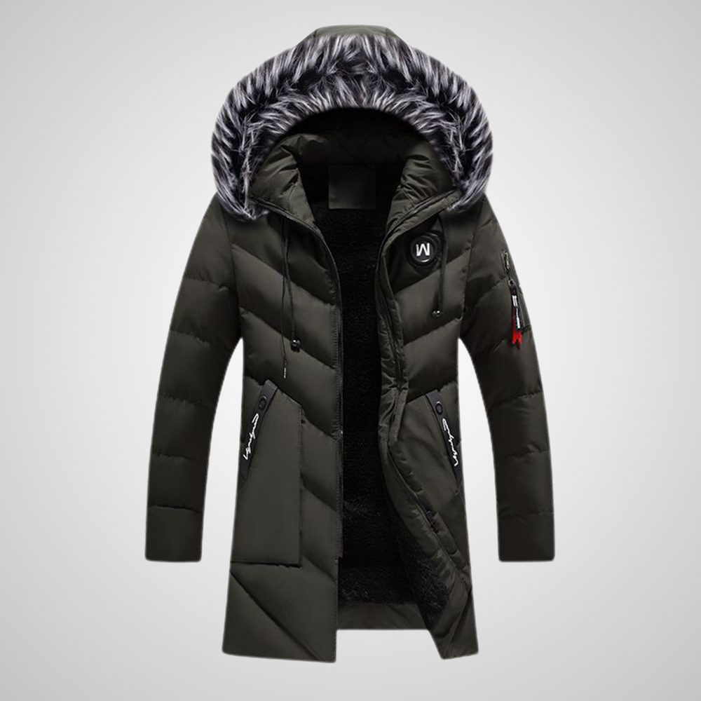 Saphirvogel™ Winter Casual Winterjacke aus Baumwolle mit abnehmbarem Kragen