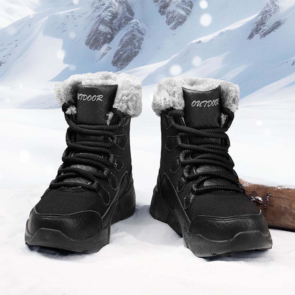 Saphirvogel™ Damen Winter Plüsch Verdickte Hohe Schneestiefel