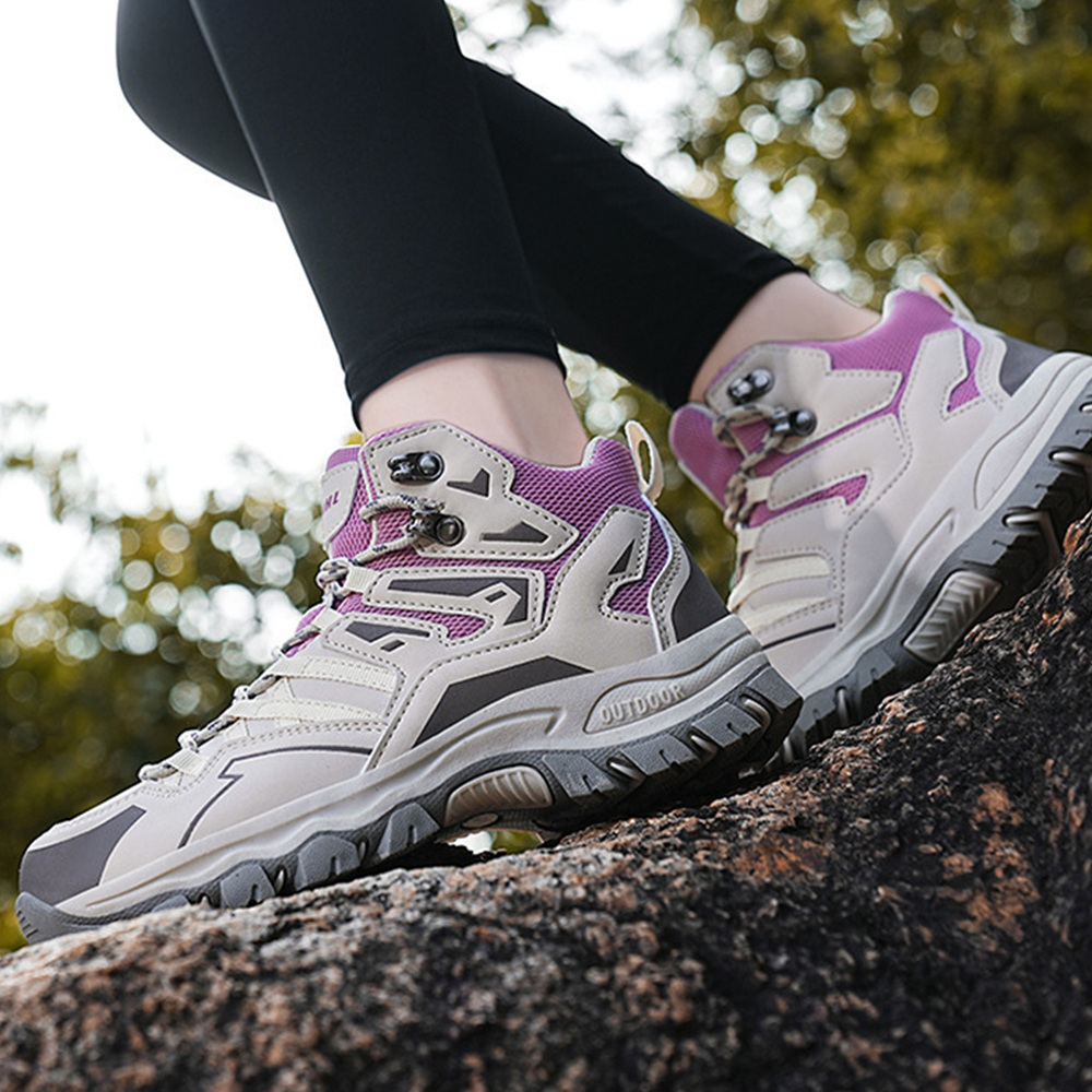 Saphirvogel™ Rutschfeste High Top Schnürstiefel für den Außenbereich