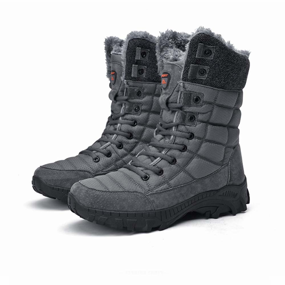 Saphirvogel™ Herren Winter Mid-Calf Pelz Stiefel