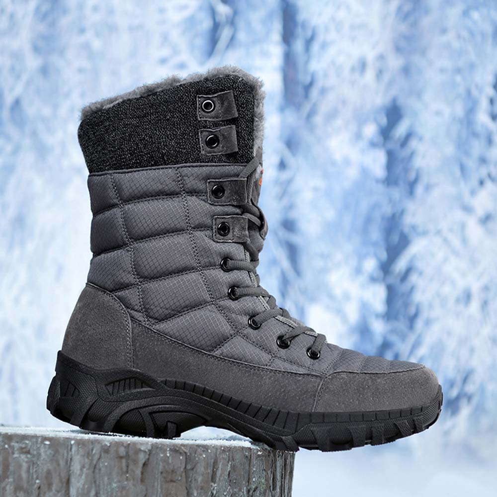 Saphirvogel™ Herren Winter Mid-Calf Pelz Stiefel