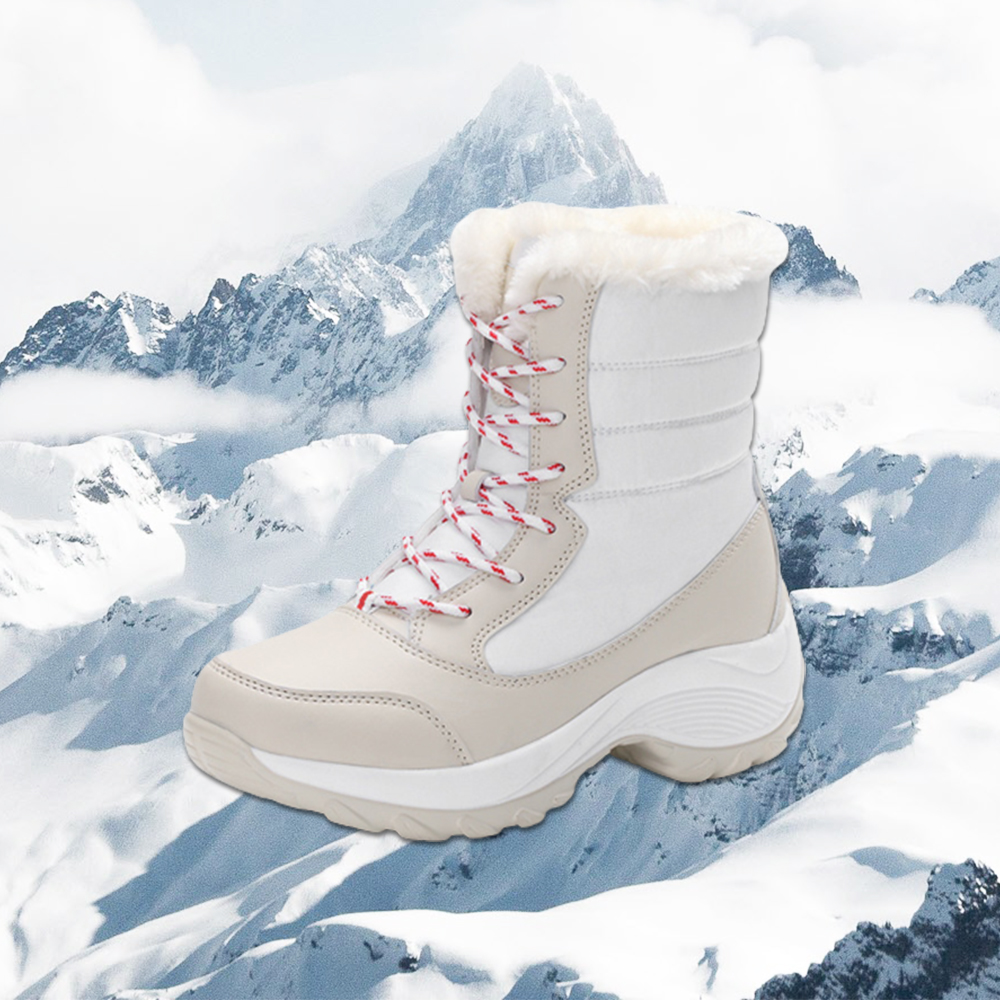 Saphirvogel™ Damen Winter Plüsch High Top Schneestiefel