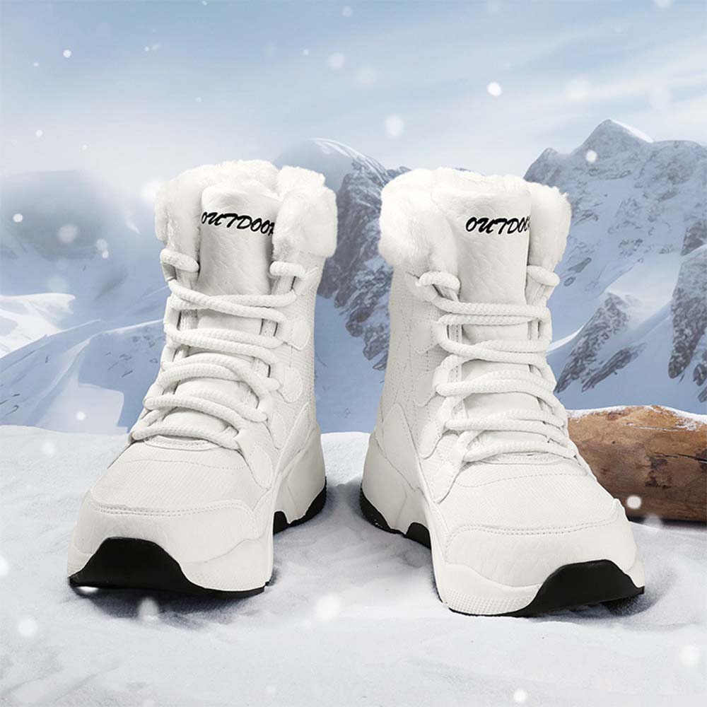 Saphirvogel™ Damen Winter Plüsch Verdickte Hohe Schneestiefel