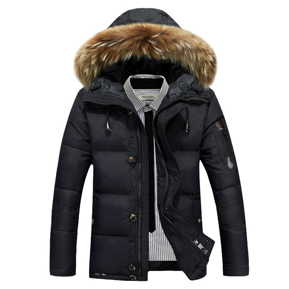 Saphirvogel™ Herren-Winterjacke mit dicken, warmen Daunen