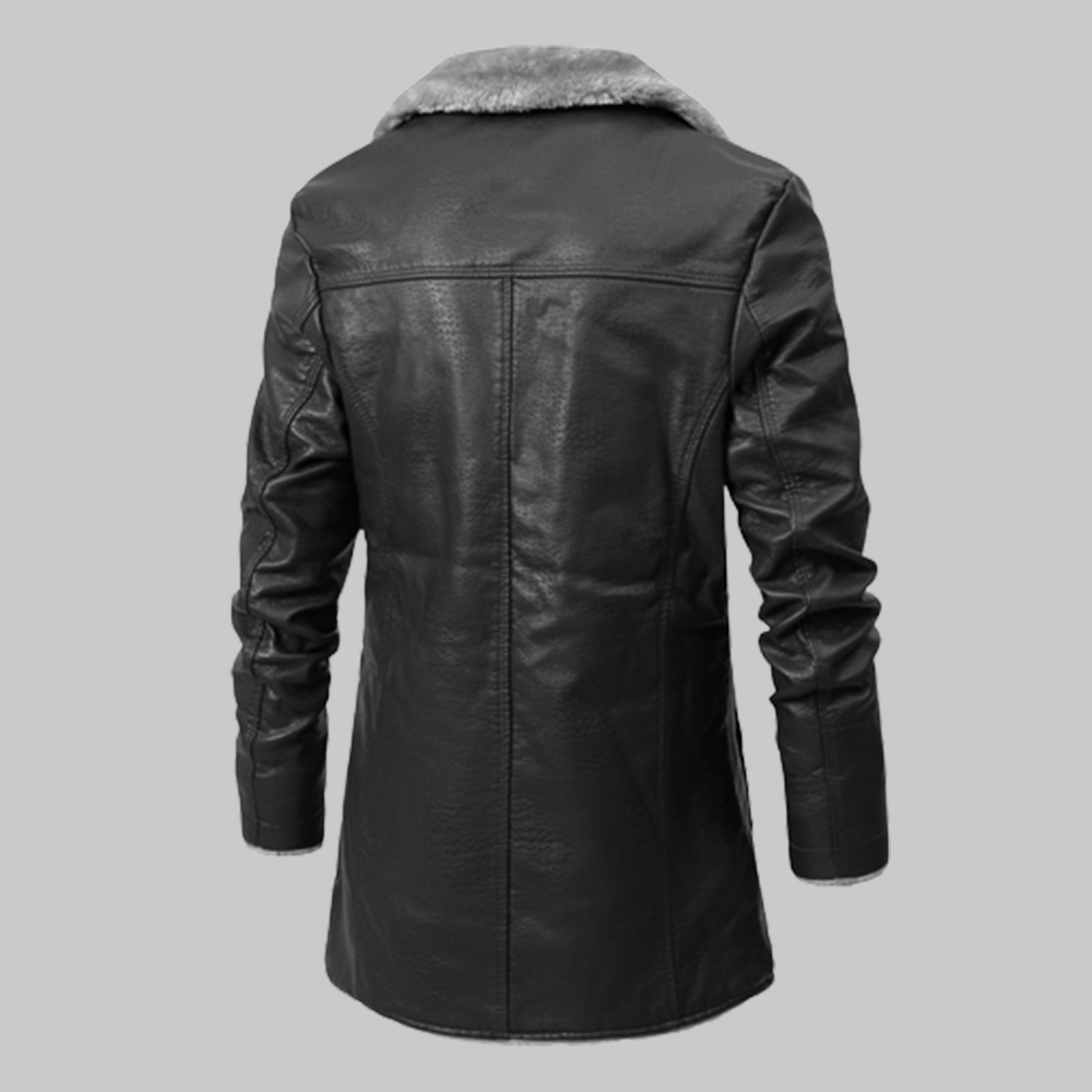 Saphirvogel™ Herren Business Revers gepolstert verdickten Jacke Mantel