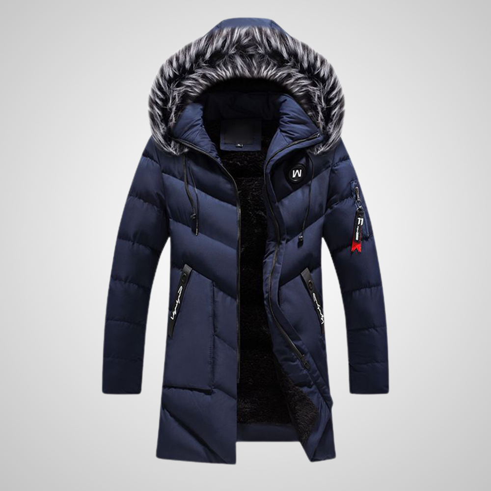 Saphirvogel™ Winter Casual Winterjacke aus Baumwolle mit abnehmbarem Kragen