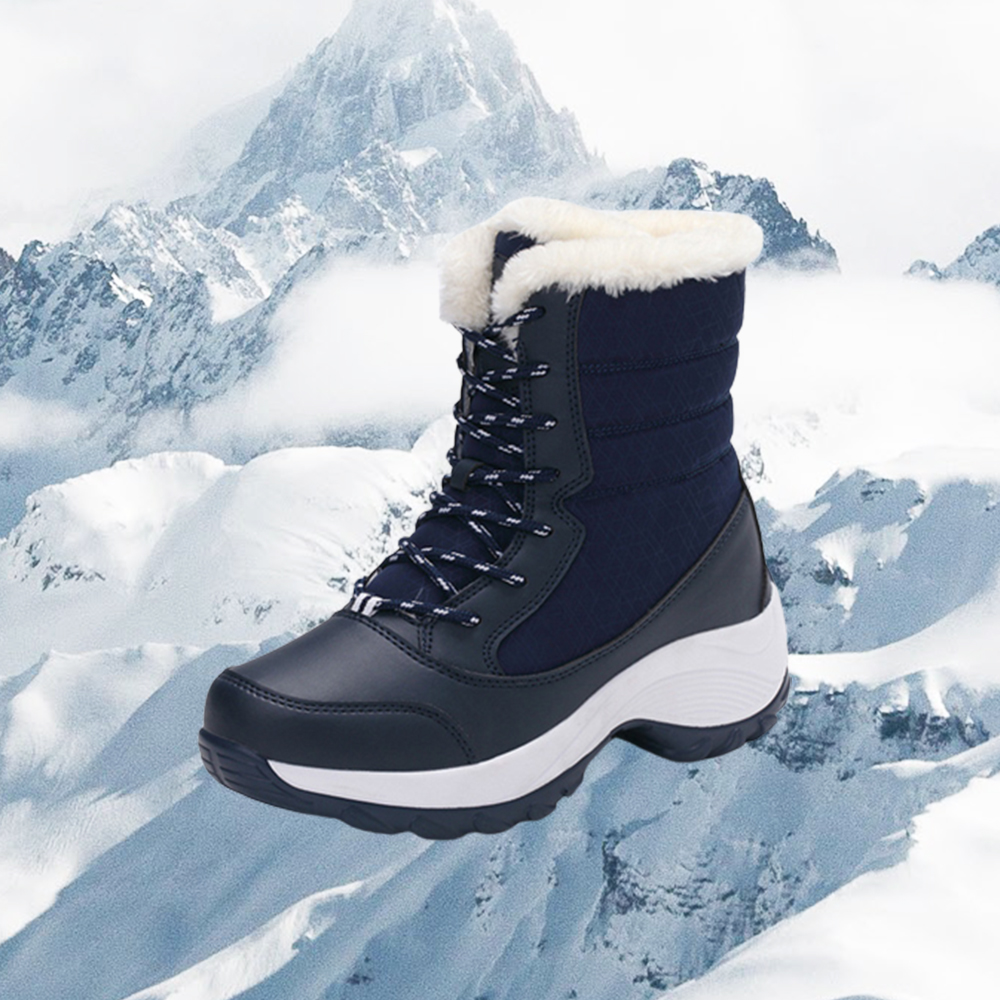 Saphirvogel™ Damen Winter Plüsch High Top Schneestiefel