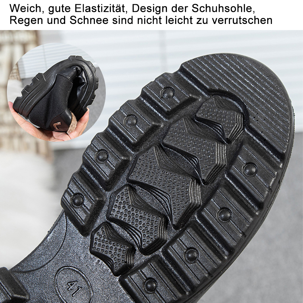 Saphirvogel™ Rutschfeste mit Fleece gefütterte Herren-Mokassins