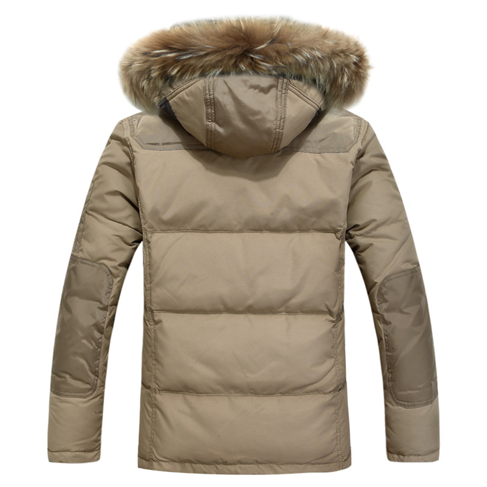 Saphirvogel™ Herren-Winterjacke mit dicken, warmen Daunen