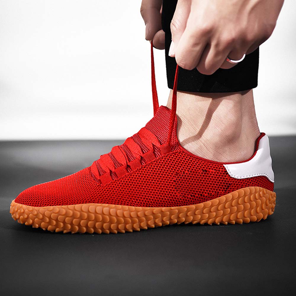 Shobous Men's Flyweave Mesh Casual Shoes