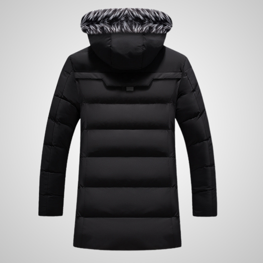 Saphirvogel™ Winter Casual Winterjacke aus Baumwolle mit abnehmbarem Kragen
