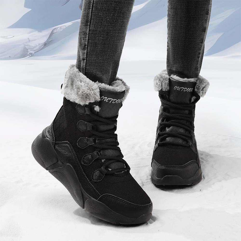 Saphirvogel™ Damen Winter Plüsch Verdickte Hohe Schneestiefel