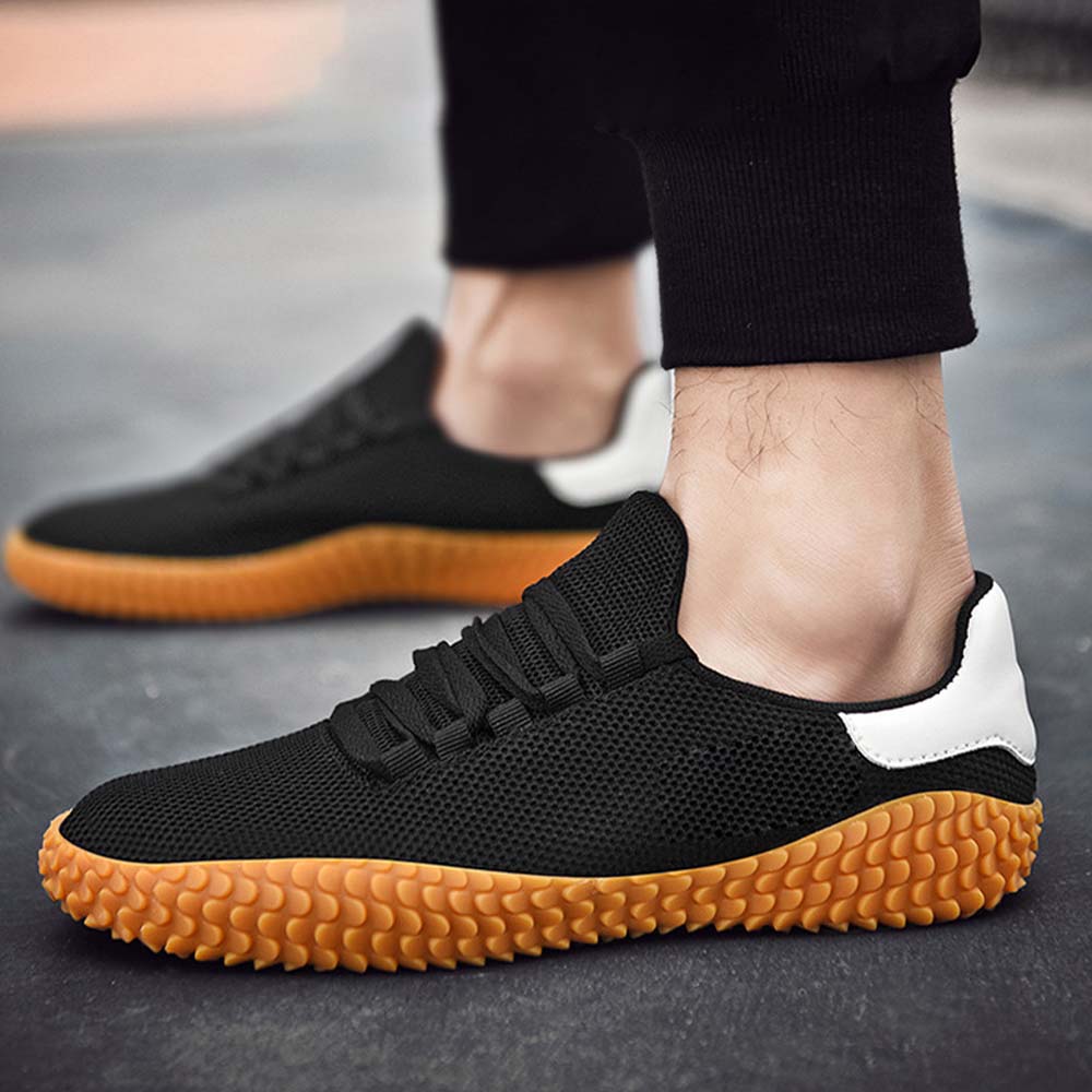 Shobous Men's Flyweave Mesh Casual Shoes