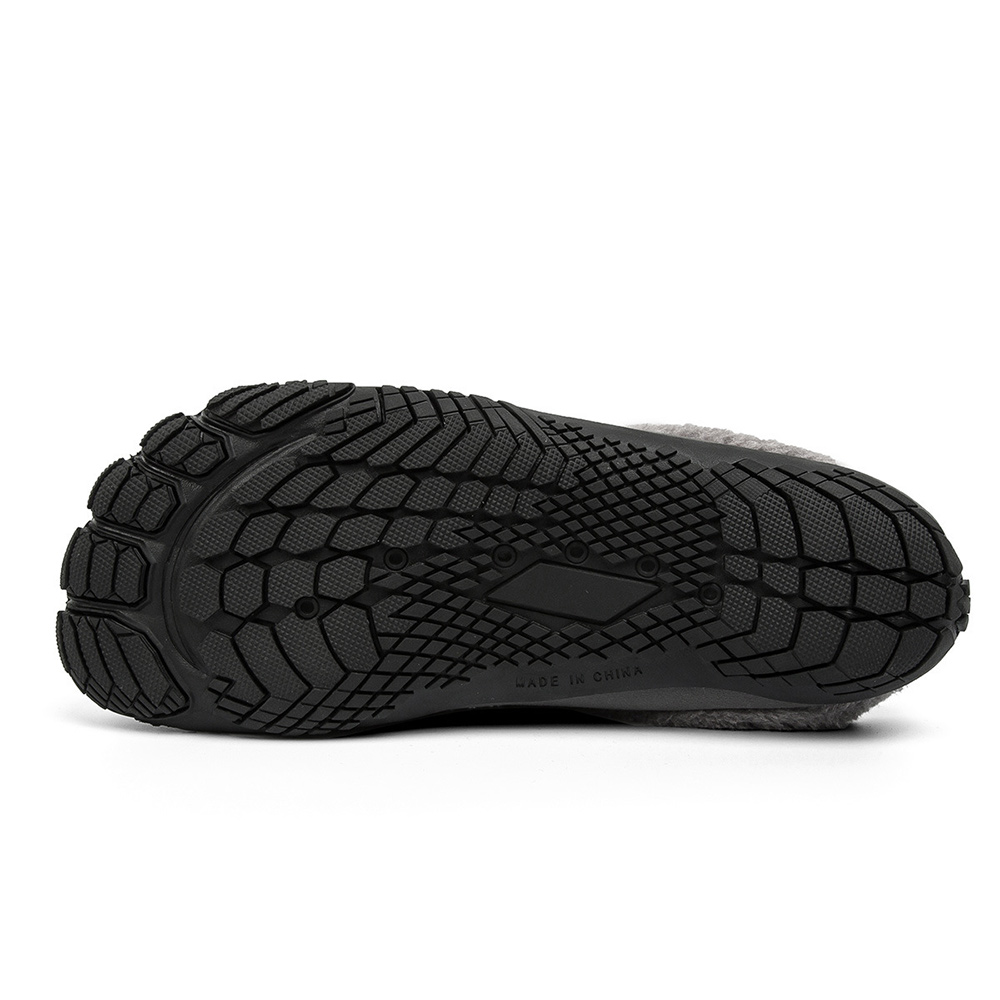 Saphirvogel™ Herren Fleece Comfy Handmade Stitch Slip-on Hausschuhe