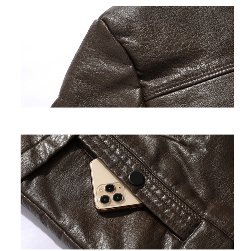 Saphirvogel™ Herren Business Revers gepolstert verdickten Jacke Mantel