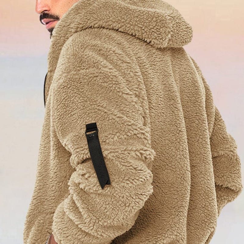 Saphirvogel™ Stylische dicke Fleece-Kapuzenjacke