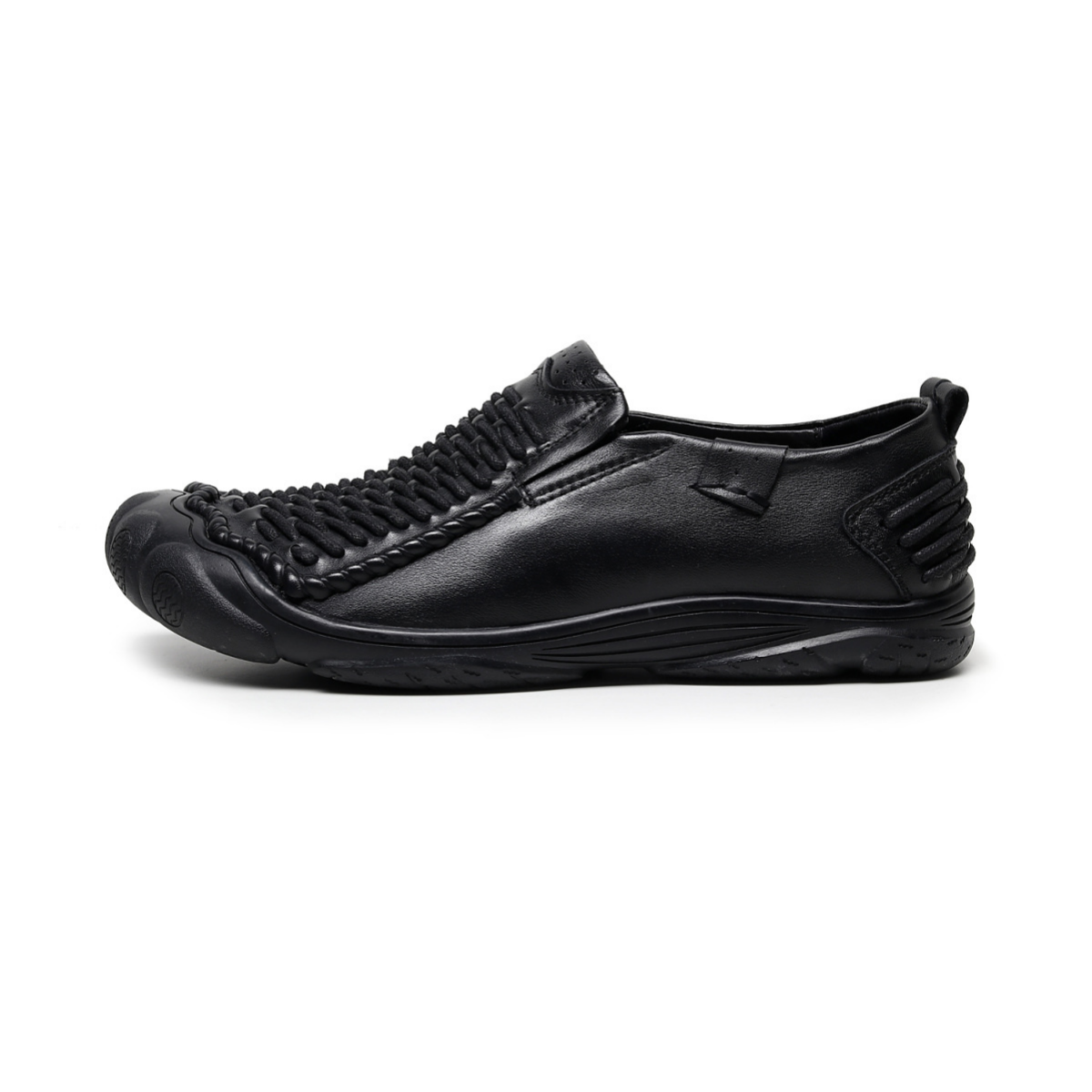 Men’s Premium Handwoven Leather Slip-On Loafers