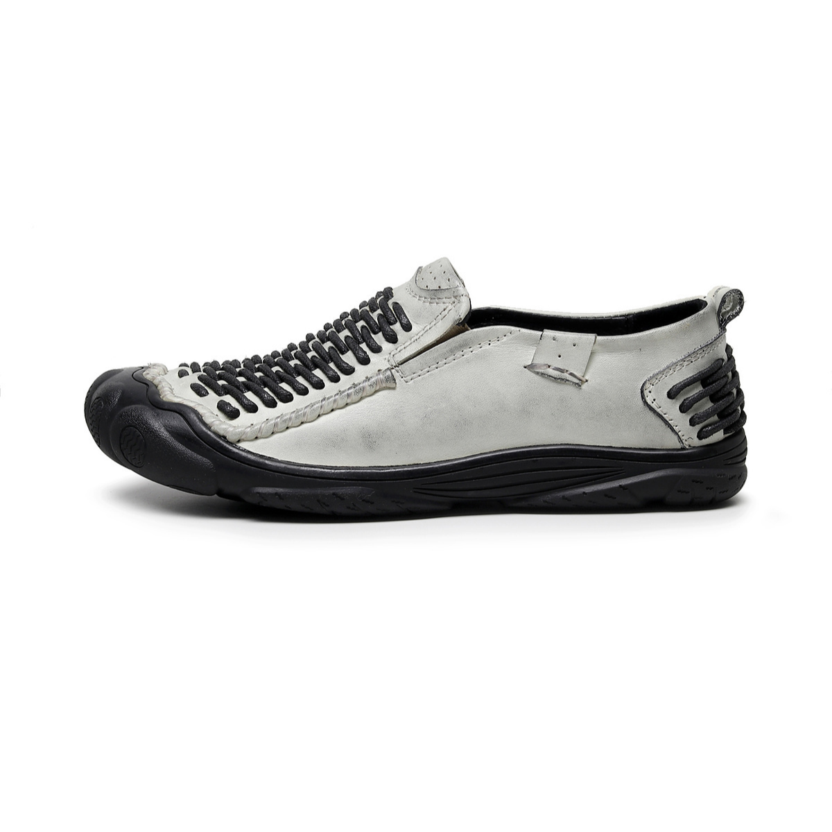 Men’s Premium Handwoven Leather Slip-On Loafers