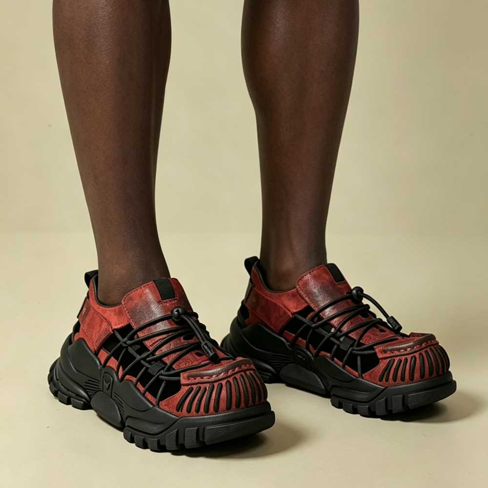 EHT® The Everyday Woven Leather Slip-On Sneaker