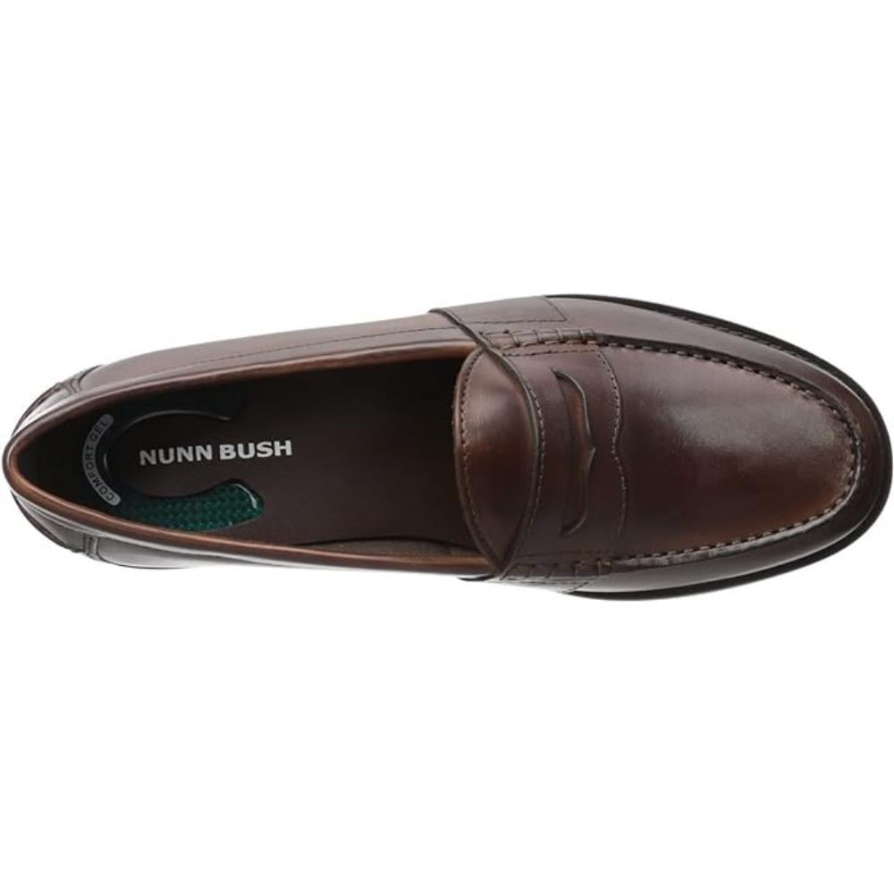 Nunn Bush Men's Noah Penny Loafer Dress Casual Slip On Shoe