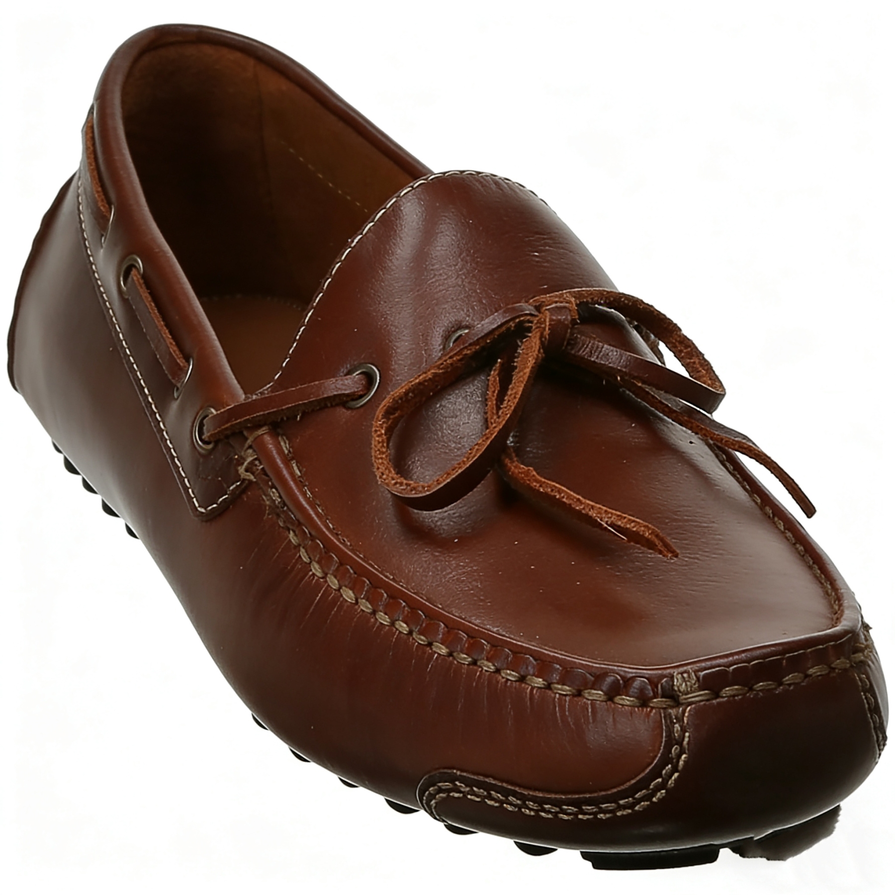 Premium Leather Slip-On Driving Loafers