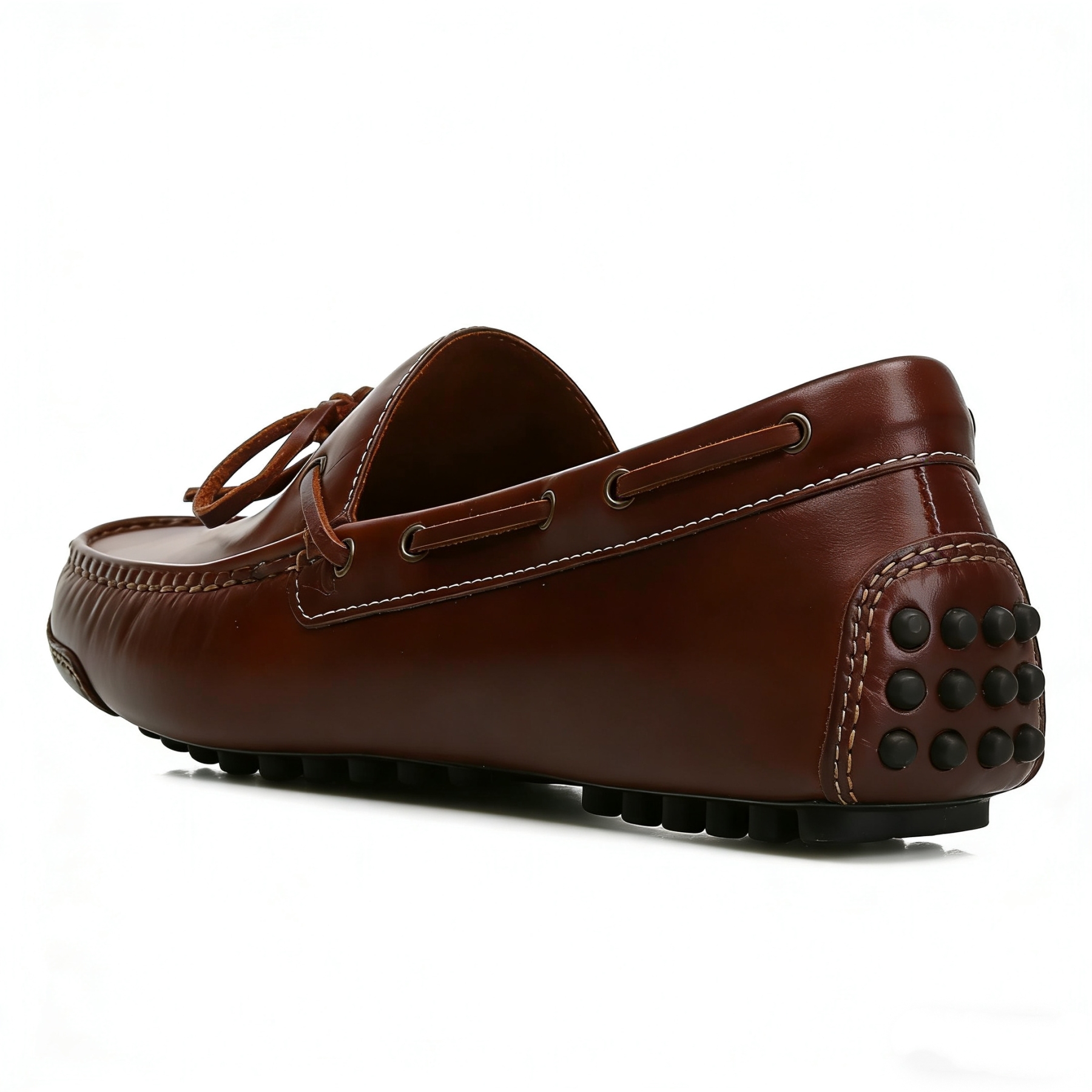 Premium Leather Slip-On Driving Loafers