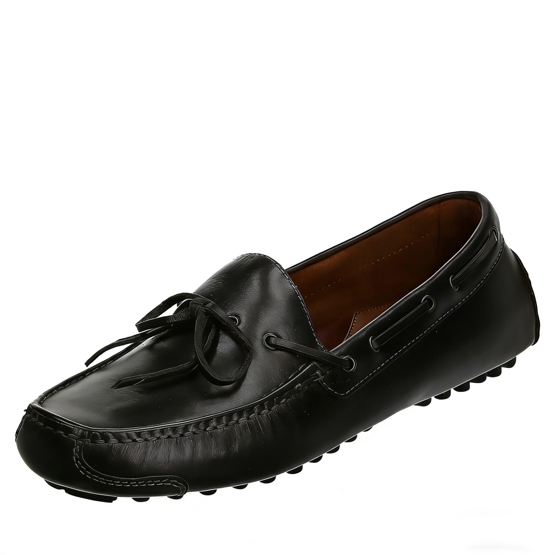 Premium Leather Slip-On Driving Loafers
