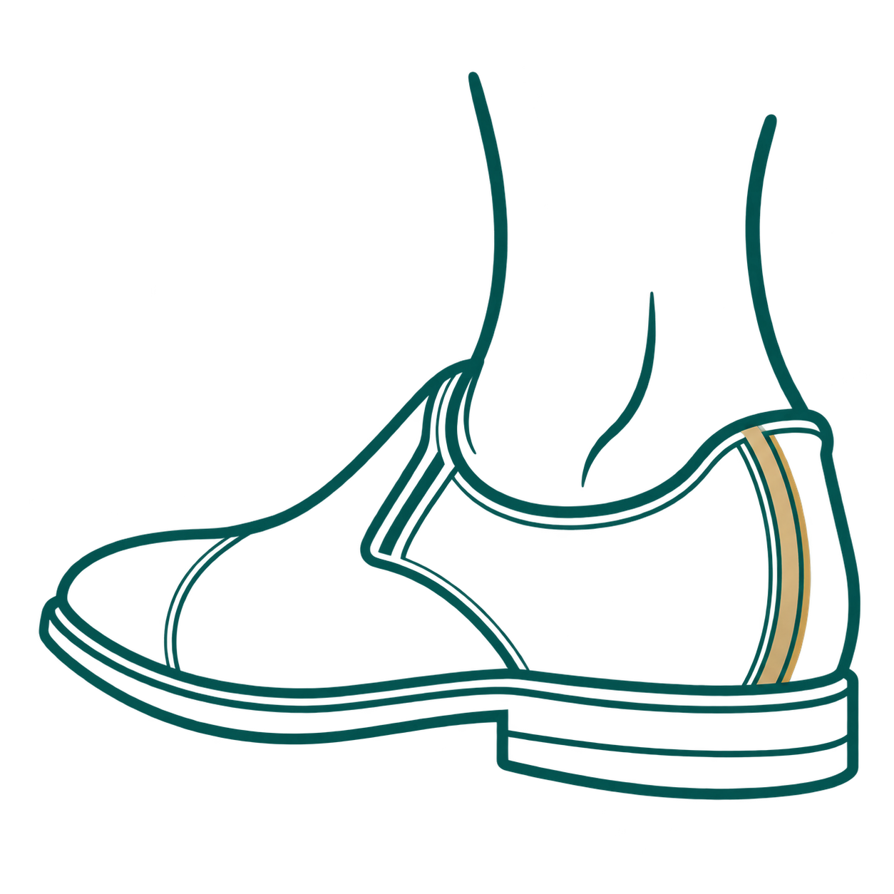 No heel crushing