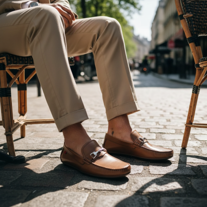 Park Ave 2" Men's Classic Calf Leather Shoes -ENJOYHOMETECH