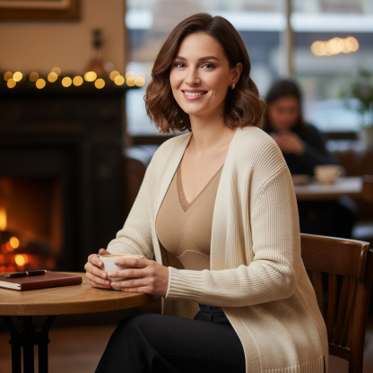 Far Infrared Self-Heating Thermal Vest | Cashmere & Silk Blend | 3D Seamless Built-in Padded Bra | Women's Warming Base Layer