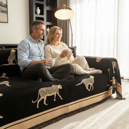 Safari Elegance Anti-Pilling Sofa / Couch Cover - Limited Time Offer