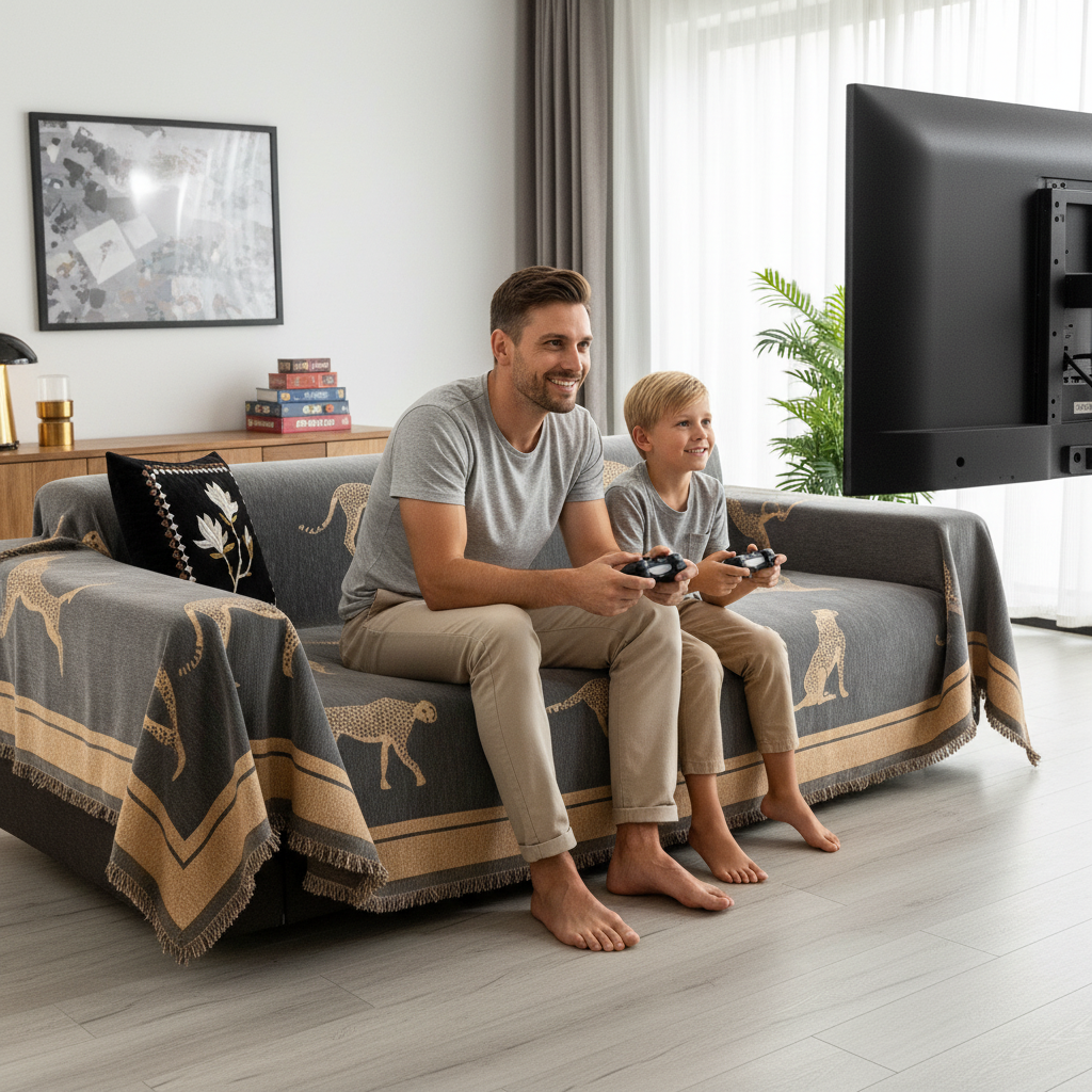 Safari Elegance Anti-Pilling Sofa / Couch Cover - Limited Time Offer