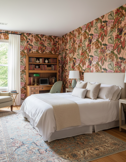 Cali Tropicale Wallpaper, peach