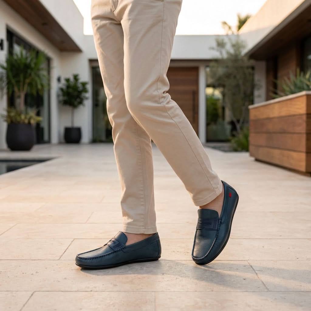 Men's Classic Handcrafted Calf Leather Shoes-ENJOYHOMETECH