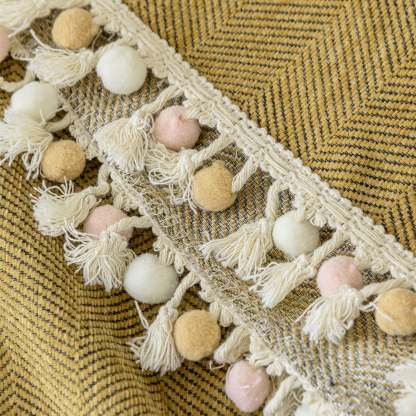 Pet Friendly Herringbone Tassel Luxe Sofa/Couch Cover - Limited Time Offer