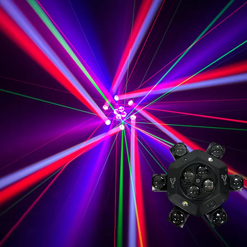 150W six-arm bee eye stage light-E3