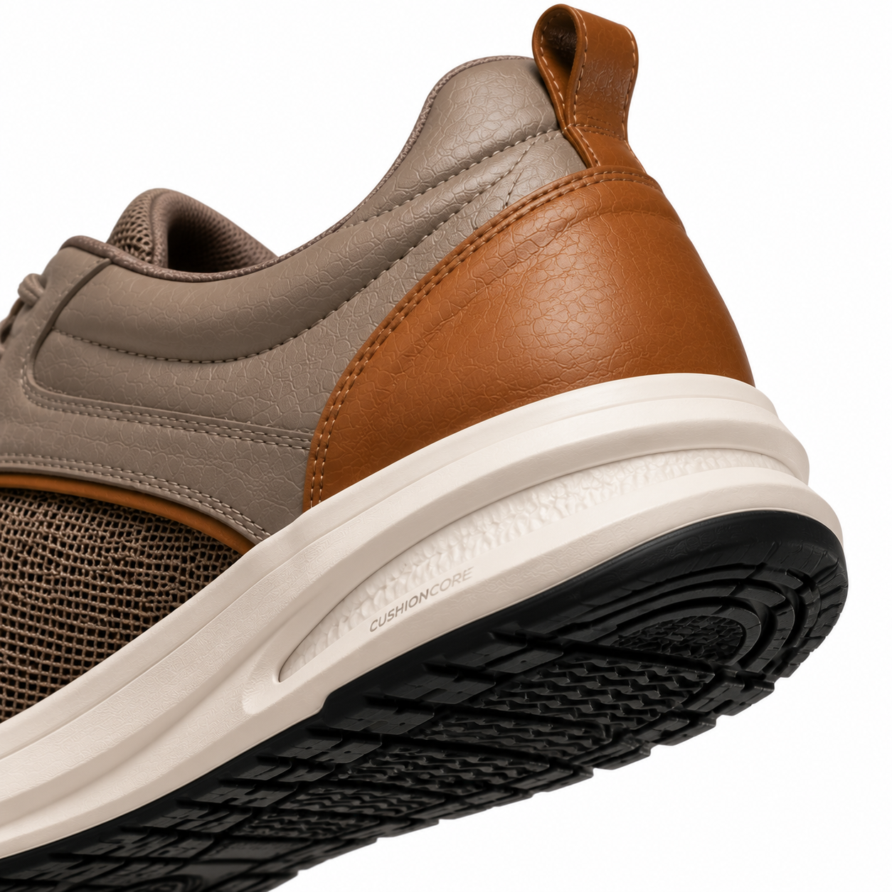 StepReady™ Leather-Trim Walker — Hands-Free Comfort Walking Shoes
