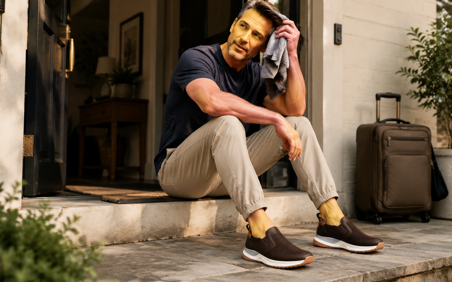 Buyer wearing Travel Loafer
