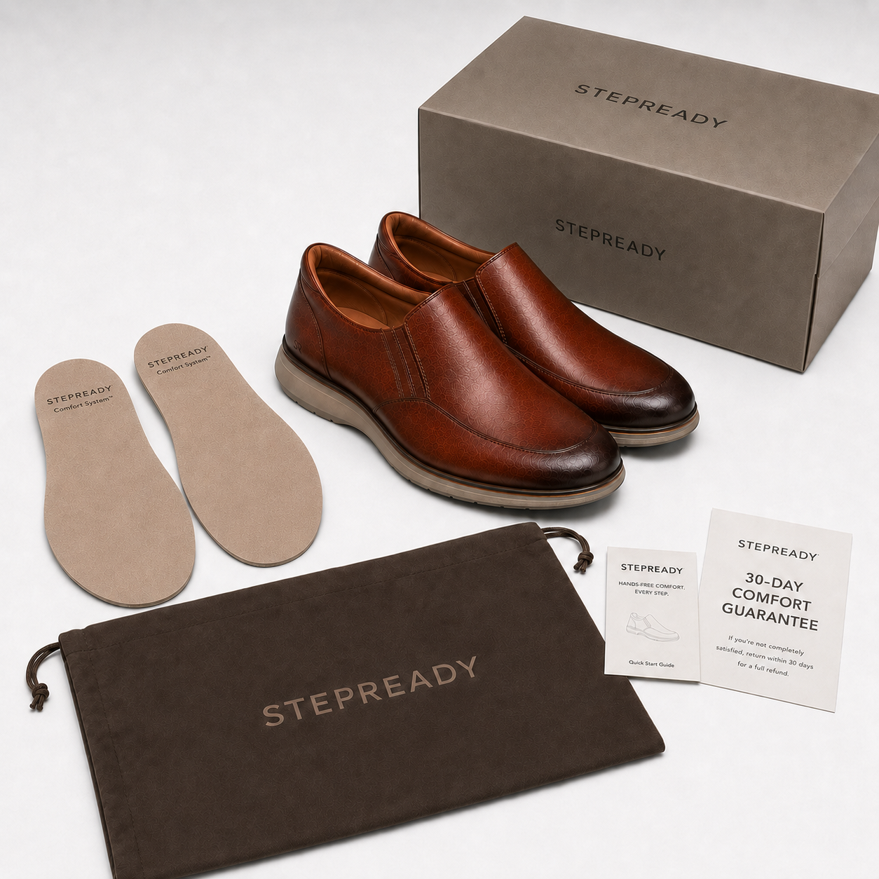 STEPREADY™ Hands-Free Genuine Leather Loafer