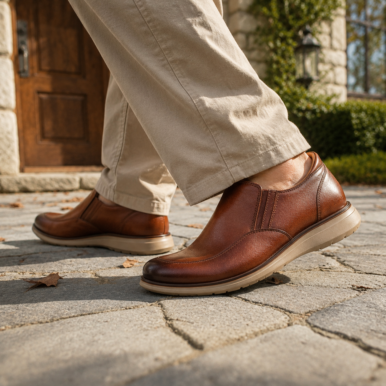 STEPREADY™ Hands-Free Genuine Leather Loafer