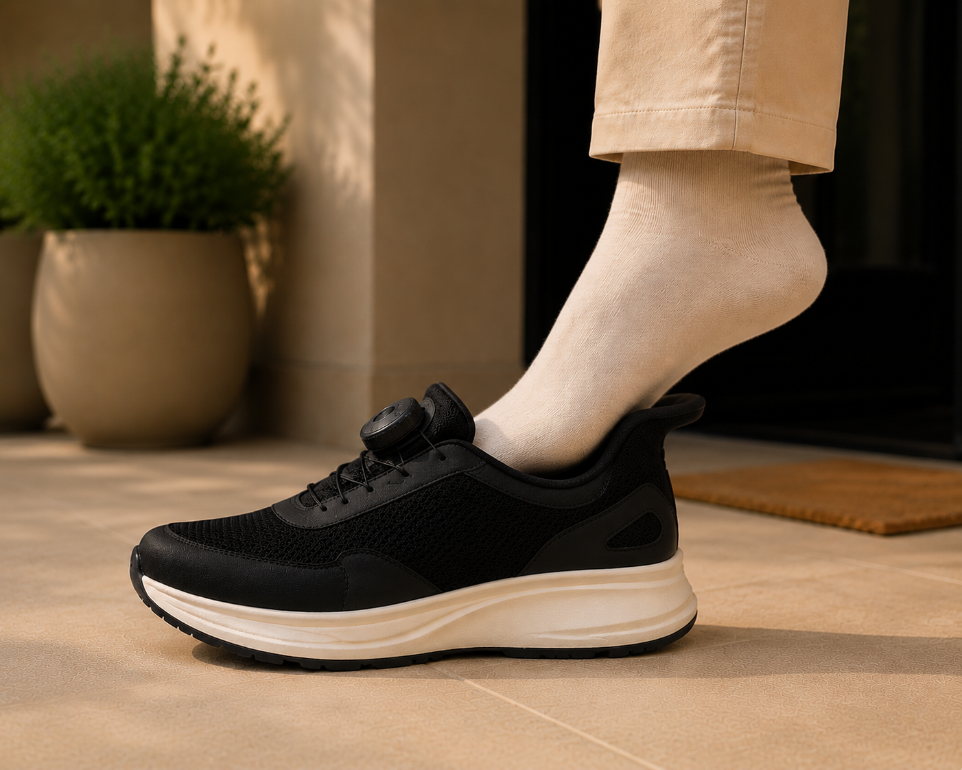 STEPREADY shoe ready for step-in entry