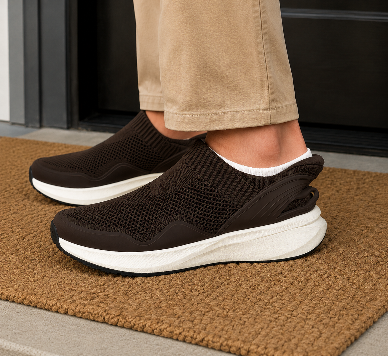 StepReady W1 heel holds during hands-free step-in