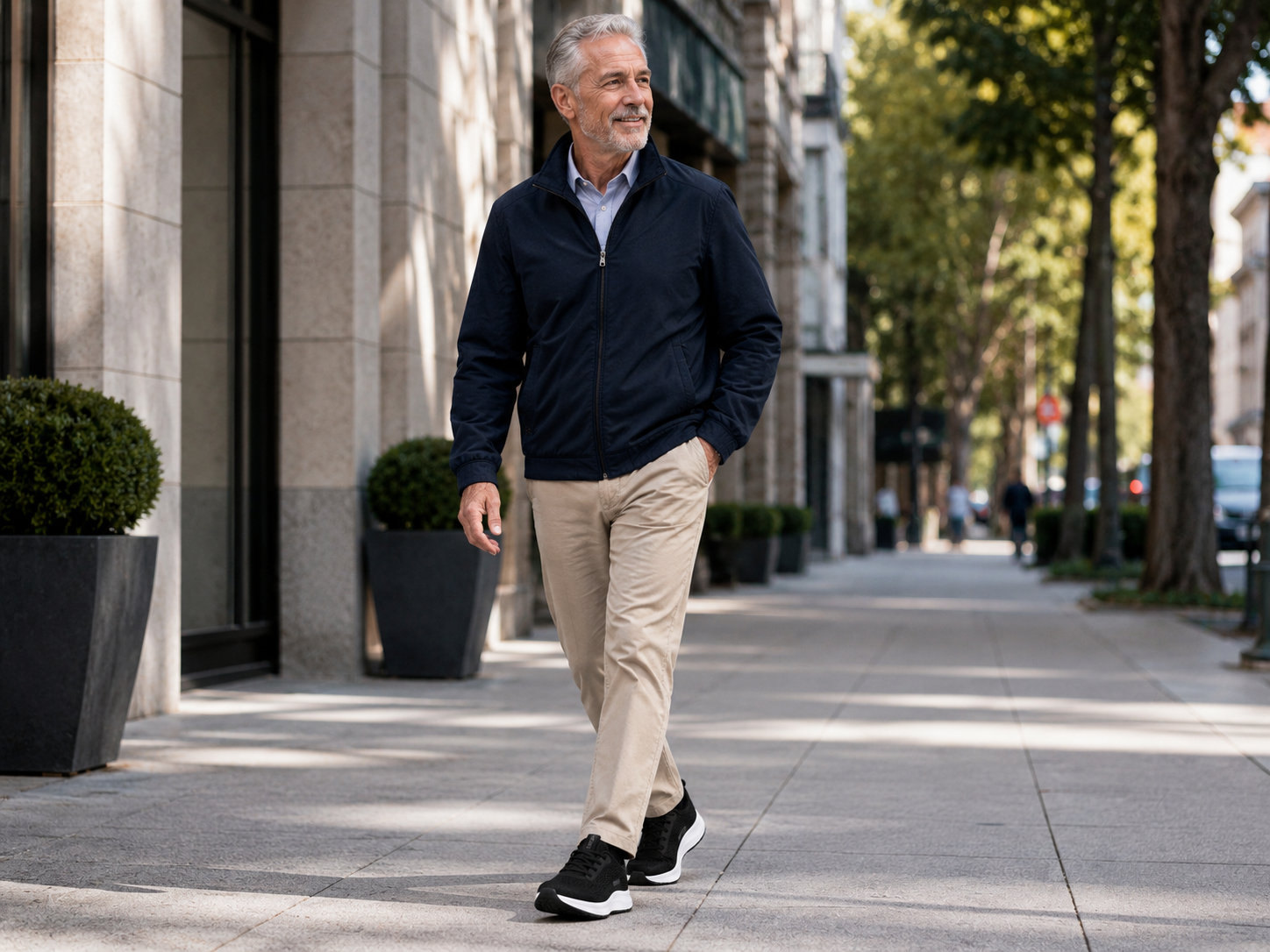 Walking confidently in STEPREADY shoes